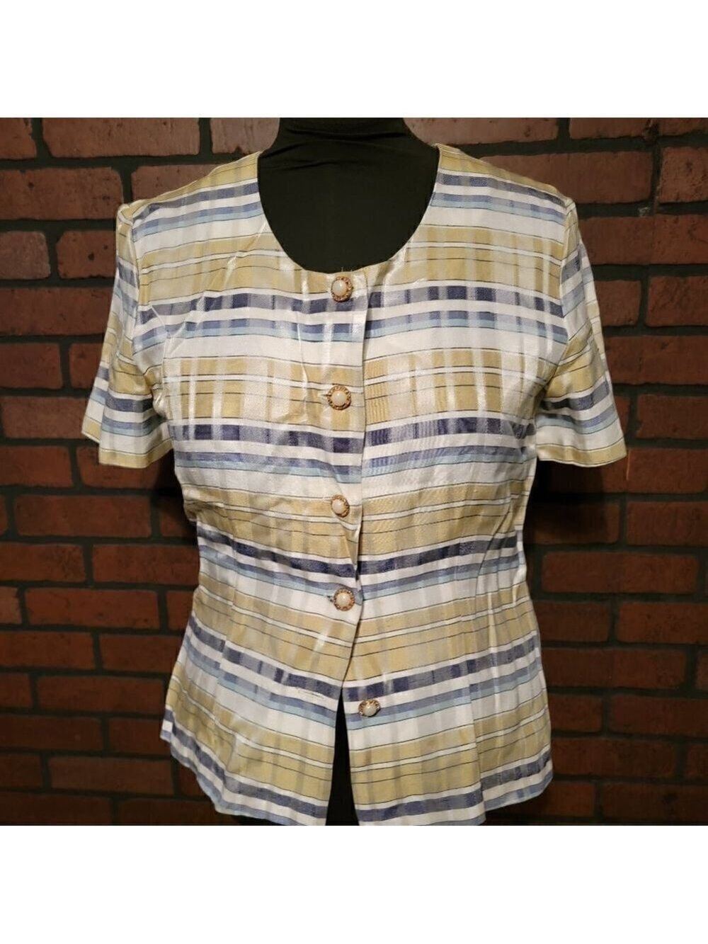 Vintage - Maren pant suit -short sleeve Jacket/Top - 1990's pant suit